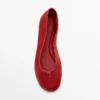 Ballerines en cuir avec nœud Ballerines en cuir avec nœud