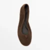 Ballerines en cuir avec nœud Ballerines en cuir avec nœud