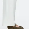Ballerines en cuir refendu Ballerines en cuir refendu