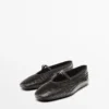 Ballerines en cuir souple imitation crocodile Ballerines en cuir souple imitation crocodile