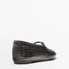 Ballerines en cuir souple imitation crocodile Ballerines en cuir souple imitation crocodile