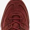 Baskets en cuir refendu avec détails en pièces Baskets en cuir refendu avec détails en pièces