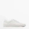 Baskets en daim fendu