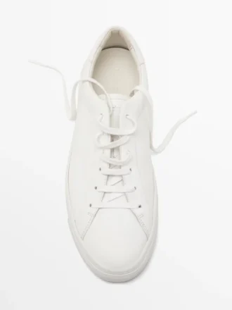 Baskets en daim fendu