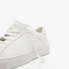 Baskets en daim fendu