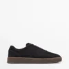 Baskets en nubuck avec semelle contrastée Baskets en nubuck avec semelle contrastée