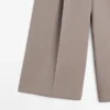 Bermuda long et ample aux jambes fluides