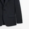 Blazer de costume à carreaux en mélange de laine légère Blazer de costume à carreaux en mélange de laine légère