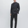 Blazer de costume croisé en Cool Wool Blazer de costume croisé en Cool Wool