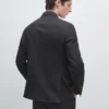 Blazer de costume croisé en Cool Wool Blazer de costume croisé en Cool Wool