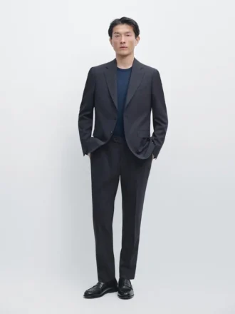 Blazer de costume en mélange de laine Cool Wool