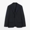 Blazer de costume en mélange de laine Cool Wool Blazer de costume en mélange de laine Cool Wool