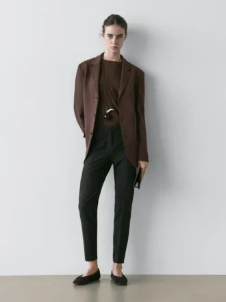 Blazer en crêpe