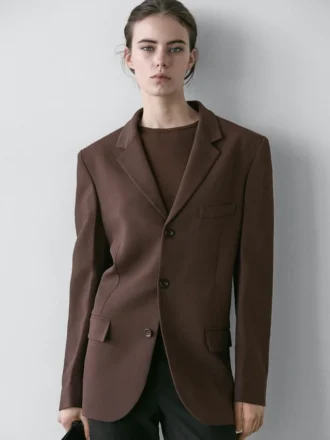 Blazer en crêpe