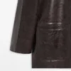 Blazer en cuir nappa avec boutons Blazer en cuir nappa avec boutons