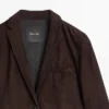 Blazer en cuir suédé Blazer en cuir suédé
