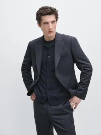 Blazer en laine légère