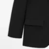 Blazer en laine à trois boutons Blazer en laine à trois boutons
