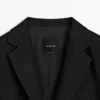 Blazer en lin avec poches Blazer en lin avec poches