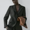Blazer en lin avec poches Blazer en lin avec poches