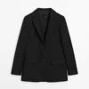 Blazer en lin avec poches Blazer en lin avec poches