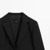 Blazer en lin avec poches Blazer en lin avec poches