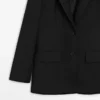 Blazer en lin avec poches Blazer en lin avec poches