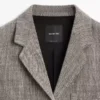 Blazer en mélange de laine moucheté Blazer en mélange de laine moucheté