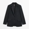 Blazer extra-fin à deux boutons Blazer extra-fin à deux boutons
