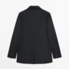 Blazer extra-fin à deux boutons Blazer extra-fin à deux boutons