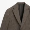 Blazer sur mesure en laine à carreaux Blazer sur mesure en laine à carreaux