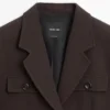 Blazers avec poches et col à revers Blazers avec poches et col à revers
