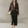Blouse ample et fluide en lin à nouer Blouse ample et fluide en lin à nouer