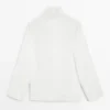 Blouse à col montant avec détail à l’ourlet Blouse à col montant avec détail à l’ourlet