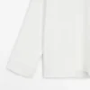 Blouse à col montant avec détail à l’ourlet Blouse à col montant avec détail à l’ourlet