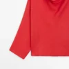 Blouse fluide à col drapé Blouse fluide à col drapé