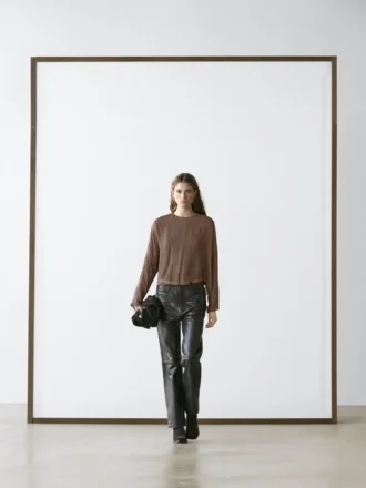 Blouse fluide à imprimé géométrique