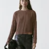 Blouse fluide à imprimé géométrique Blouse fluide à imprimé géométrique