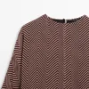 Blouse fluide à imprimé géométrique Blouse fluide à imprimé géométrique