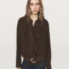 Blouse fluide à volants Blouse fluide à volants