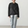 Blouson aviateur en cuir Blouson aviateur en cuir