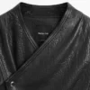 Blouson aviateur en cuir Blouson aviateur en cuir