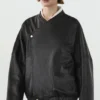 Blouson aviateur en cuir Blouson aviateur en cuir