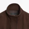 Blouson aviateur en cuir suédé Blouson aviateur en cuir suédé
