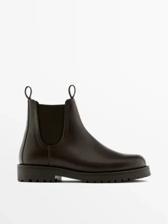 Bottes Chelsea en cuir