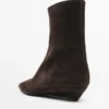 Bottines à talon compensé