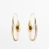 Boucles d’oreilles anneaux contrastées Boucles d’oreilles anneaux contrastées