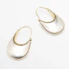 Boucles d’oreilles anneaux contrastées Boucles d’oreilles anneaux contrastées