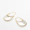 Boucles d’oreilles anneaux en pierre Boucles d’oreilles anneaux en pierre