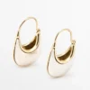 Boucles d’oreilles anneaux en pierre Boucles d’oreilles anneaux en pierre